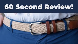 Amazon Essentials Men s Stretch Woven Braid Belt For the Price Pretty Dang Good