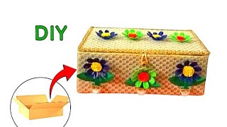 🗃️  storage box DIY | how to make a storage box | cardboard organizer