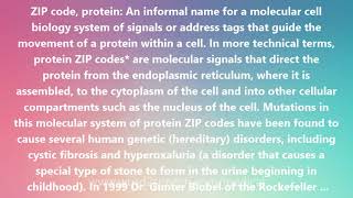 ZIP code, protein - Medical Meaning and Pronunciation Zip Code Meaning And How To Pronounce