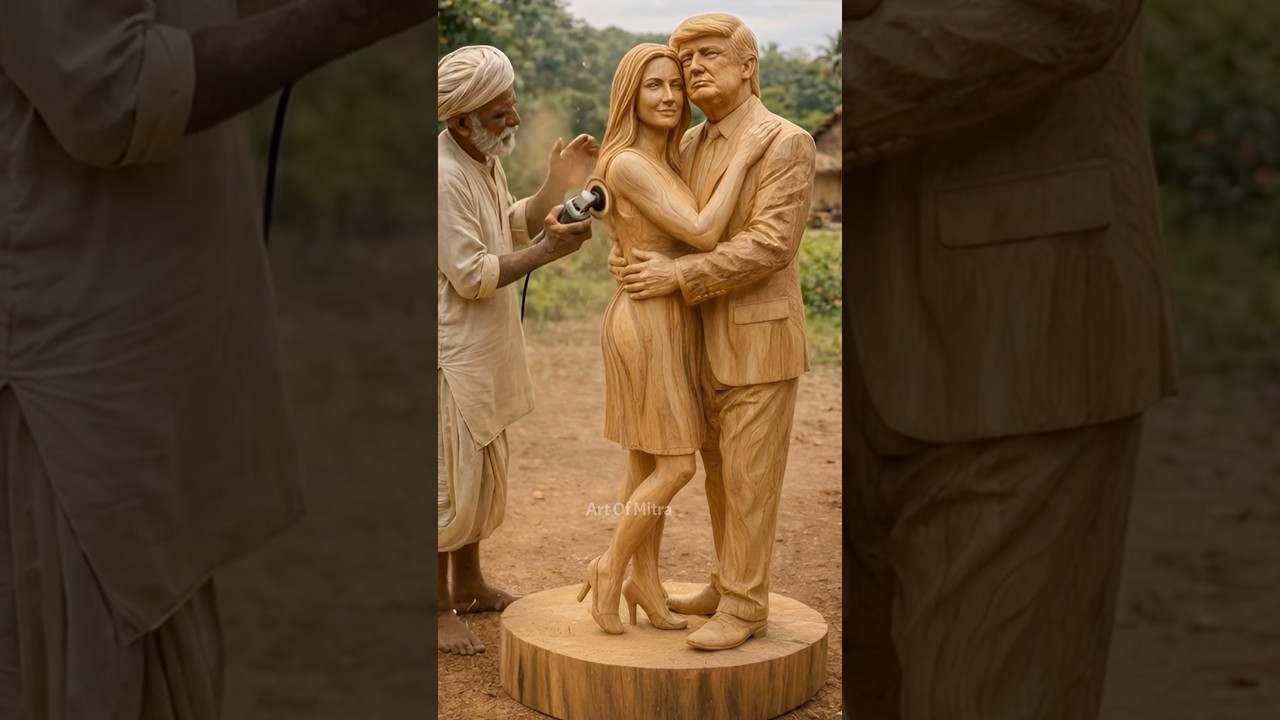 Donald Trump | The Legendary Leader in Wood 🔥 