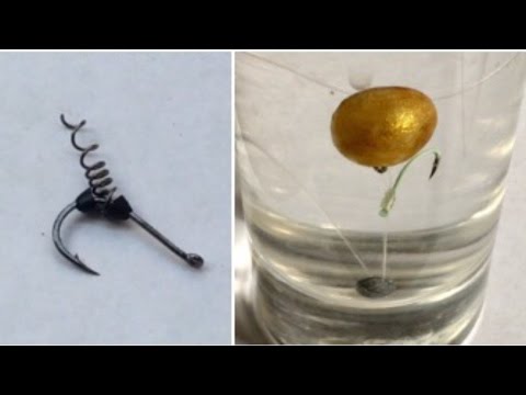 Thumbnail for How To Method Carp Spring Hair Rig - DIY Fishing Hacks - Mồi viên với lò so