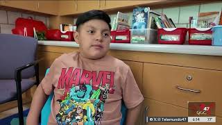 12 year old survives heart transplant-Telemundo 47 Story