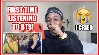 REACTING TO BTS FOR THE FIRST TIME - CARPOOL KARAOKE