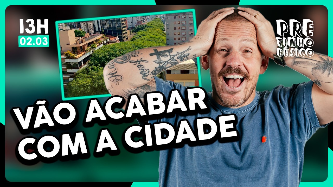 O FIM DA RUA MAIS BONITA DO MUNDO EM PORTO ALEGRE? | Cortes do Pretinho Básico | ATL TV