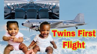 Twins first flight. Traveling Vlog  Twins flight / Twins on Board. Cameroonian YouTuber