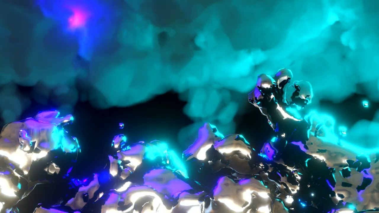 🌌[ 5D cloudform fogscape ] 4K 60fps digital art visual loop ambient background