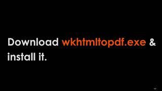 OSError: No wkhtmltopdf executable found: 'b''' - Python