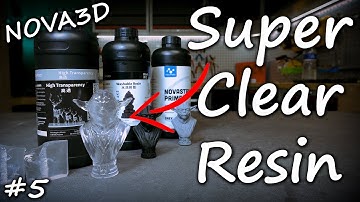 NOVA3D High transparency, prime and water washable through the resin testing gauntlet! #5 #RTG