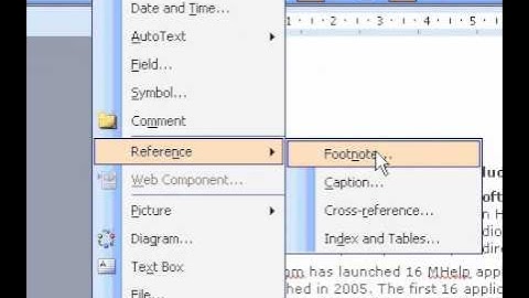 Microsoft Office Word 2003 Change the number format of footnotes or endnotes