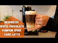 Nespresso Coffee Recipe ~ White Chocolate Pumpkin Spice Cake Latte