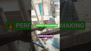 😮 Bina Machine Ke Perfect Ring Making Ka Kamaal! 🏗️💪 #MintuPandit111 #Shorts
