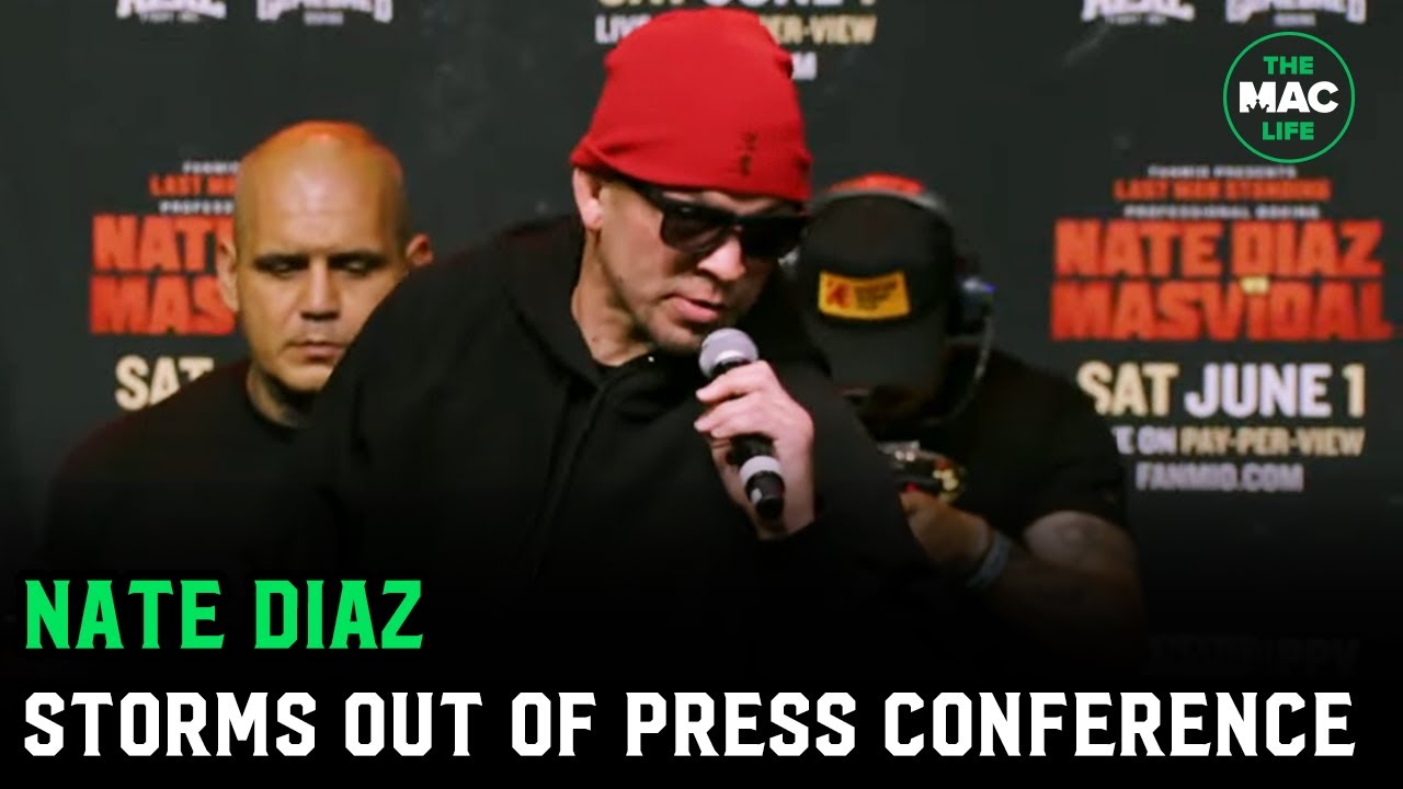 Nate Dia has had enough of his press tour with Jorge Masvidal at their Los Angeles press conference.

MERCH: https://themaclife.teespring.com/
VISIT: http://www.themaclife.com
FOLLOW: http://instagram.com/themaclifeofficial
FOLLOW: https://twitter.com/TheMaclife
LIKE: http://facebook.com/themaclife