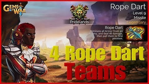 Gems of War: 4 Meta Rope Dart Teams Explore 12 & PVP #gemsofwar #gemsofwarexplore12 #crisppurpose