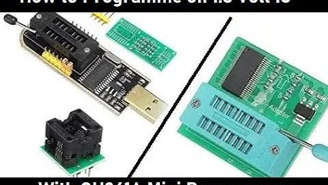 Program on 1.8 Volt Chip with CH341A 3.3 Volt Programmer