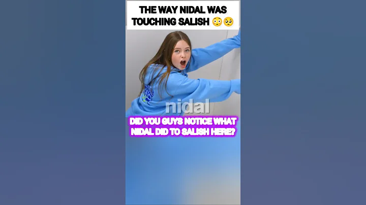 The WAY Nidal Wonder was TOUCHING Salish Matter?😳#nalish #shorts #trending #viral #funny #shortvideo