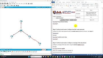 Data Communications and Networking 2 - Laboratory Exercise 7