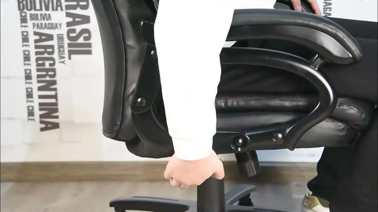 7002 Leather Office Chair Functions Guide YouTube