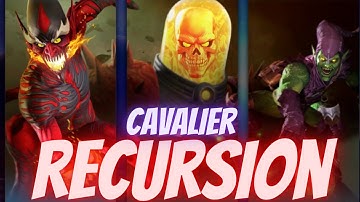 Cavalier Difficulty Recursion Monthly Quest Chapter 3 100%!  Marvel Contest Of Champions!