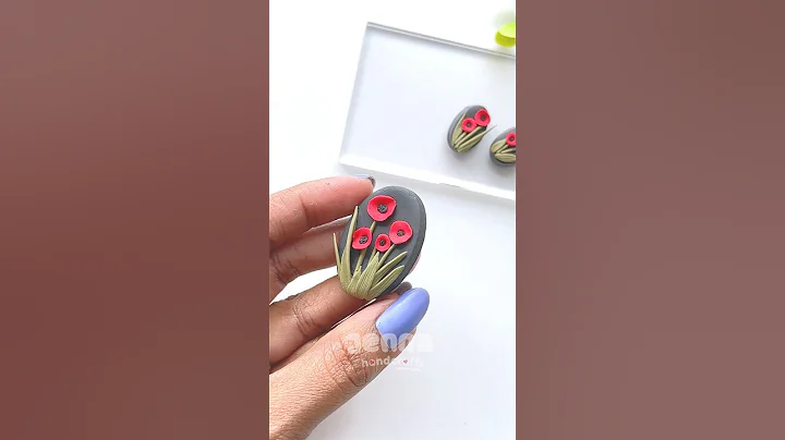 How to make Clay Jewellery ?! #shorts #jennahandcrafts #airdryclay