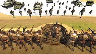 3,000 US Marines Invade OKINAWA! - Men of War: WW2 Mod Battle Simulator