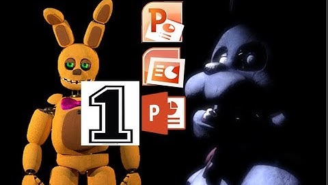 Como hacer un Juego tipo FNAF en Power Point Primera Parte