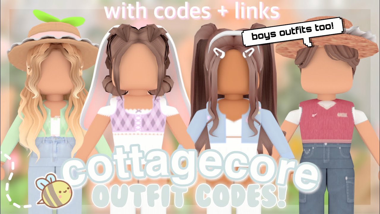 Aesthetic Roblox Cottage Core Spring Outfits With Codes Links Youtube - aesthetic roblox outfits cottagecore roblox avatar