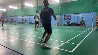 Shiva & Bhaskar Vs Suvendu & Avi : Highlights of doubles Badminton match at WSC #badminton #rally