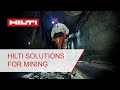 Hilti Solutions for Mining