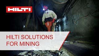 Hilti Solutions for Mining