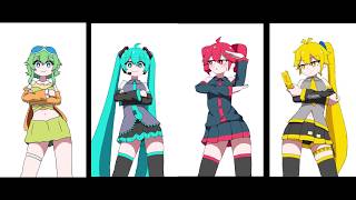 Mi mi miku Te te teto Ne ne neru Gu Gu gumi Versión completa