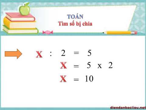 Toán 2 Tuần 26 Bài Tìm số bị chia