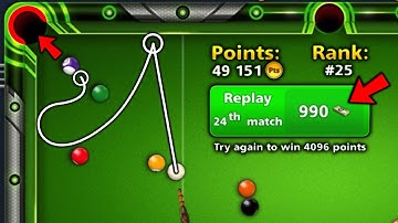 OMG!! 990 CASH for 24th Match in ALIEN CHAMPIONSHIP - Rank#25 49K Points - GamingWithK 8 Ball Pool