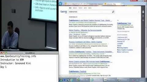 OpenSecurityTraining Introduction to ARM (Day 1 part 5)