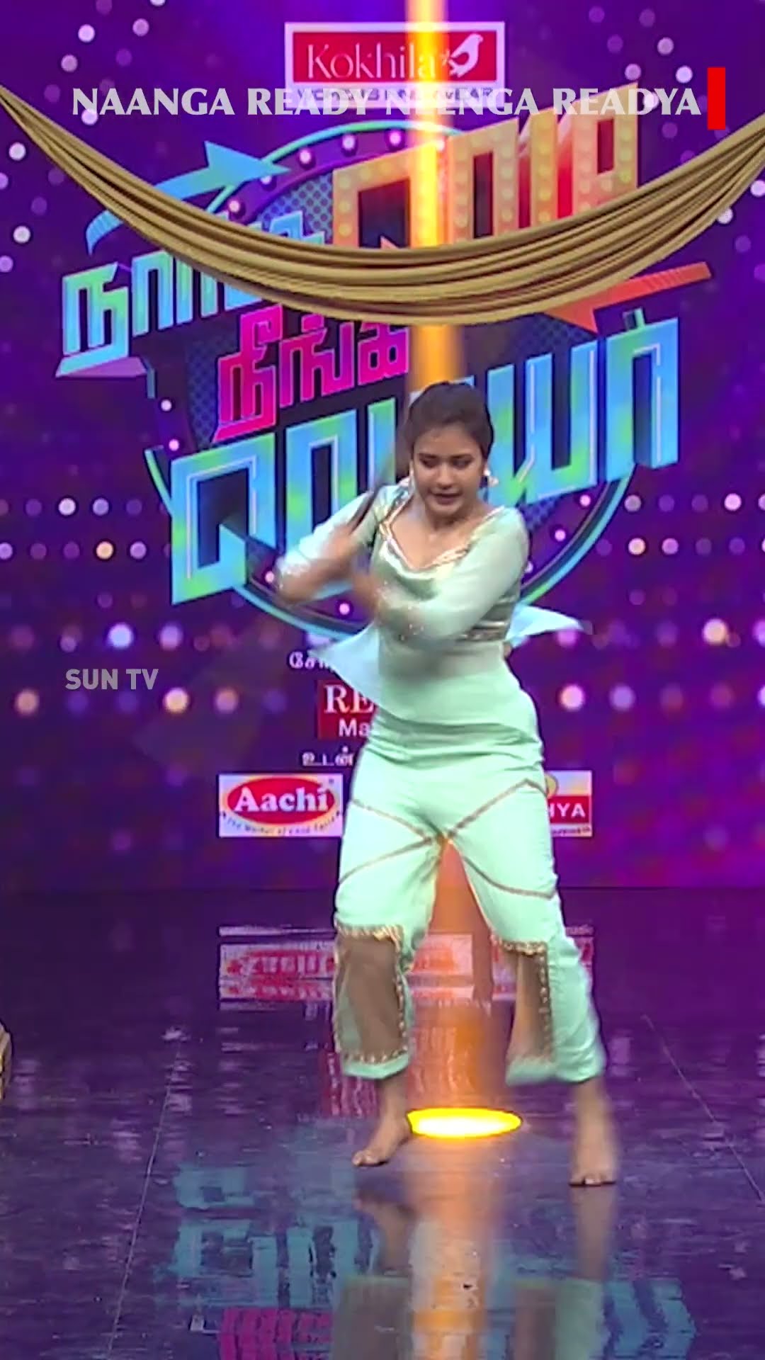 Mass பண்றீங்க #Dharshini ??| Naanga Ready Neenga Readya | Sun TV #shorts