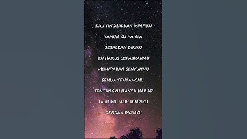 "Jauh Mimpiku" by Noah #lyrics #shorts