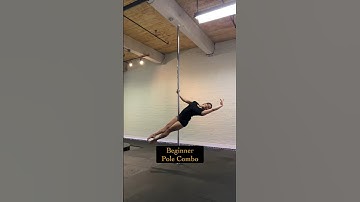 Beginner Pole Dance Combo// Beginner Pole Tutorial #poledance  #polefitness