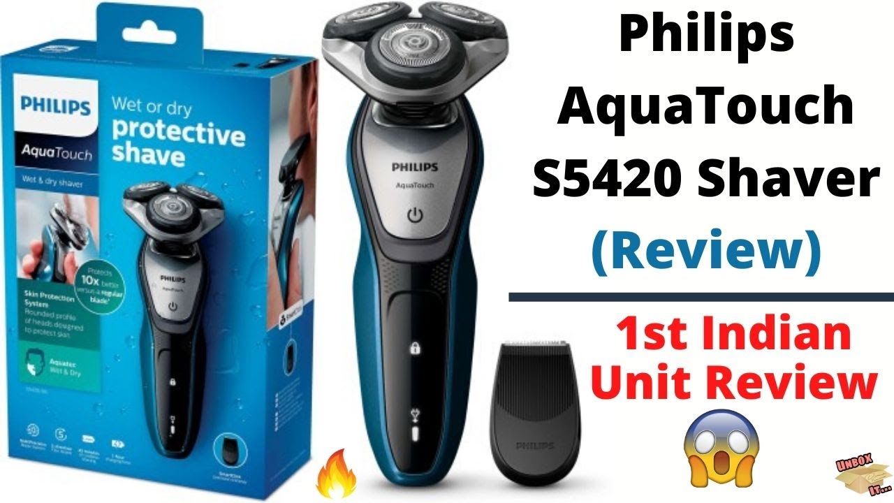 comestible George Eliot Jirafa Philips AquaTouch S5420 Shaver (Review) - YouTube