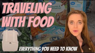 Traveling with Food//TSA Food Regulations   How I Pack my Food on Trips