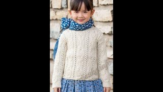Вязание Джемпера Спицами для Девочки - 2018/ Knitting Sweaters for Girls/ Strickpullover für Mädchen Вязание Джемпера Спицами для Девочки - 2018/ Knitting Sweaters for Girls/ Strickpullover für Mädchen