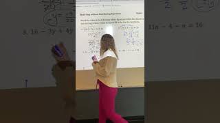 Multi-step equations (without distributing)