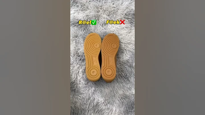 Real Vs Fake Wheat Supreme Nike Air Force 1 #sneakerhead #sneakers #viral