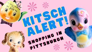 KITSCHY CUTE VINTAGE FINDS! Antique Shopping in Pittsburgh, Pennsylvania