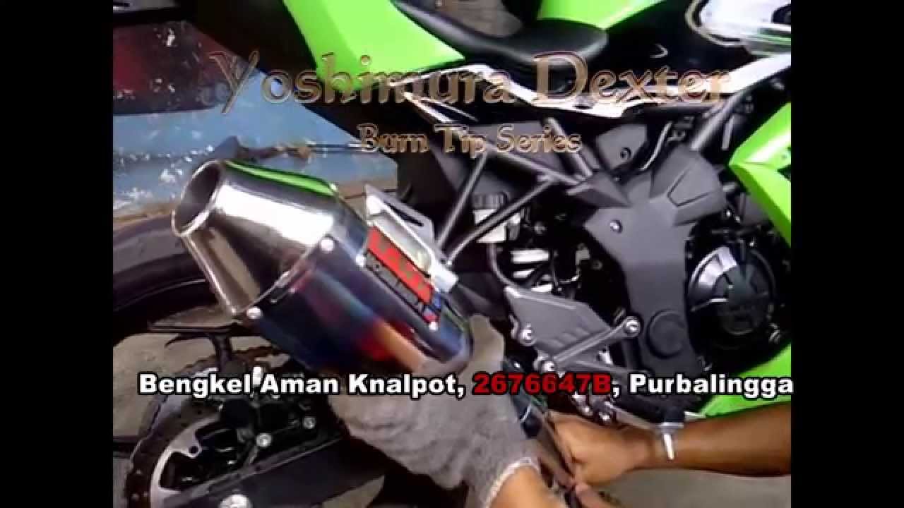 Ninja 250RR Mono Yoshimura Dexter Burn Tip Series YouTube