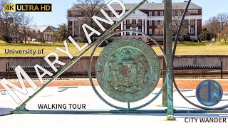 University of Maryland Campus [4K] Walking Tour (College Park) 2021