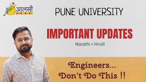 Pune University | Latest Updates | #SPPU | Aalsi Engineer | Rounak Sir