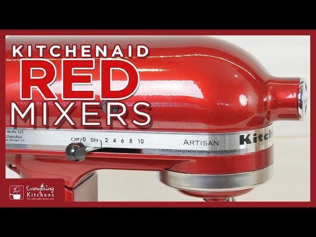 KitchenAid Red Mixer Color Comparison: Empire, Ruby, Cinnamon