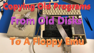 Copying From A Floppy EMU to Disk and Disk to Floppy EMU On My Apple 2C