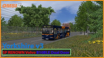 Omsi 2: Studio Polygon Renown Volvo B10BLE Dual Door - Oxford Spec | Yorkshire v3 - route PR1 Thrash