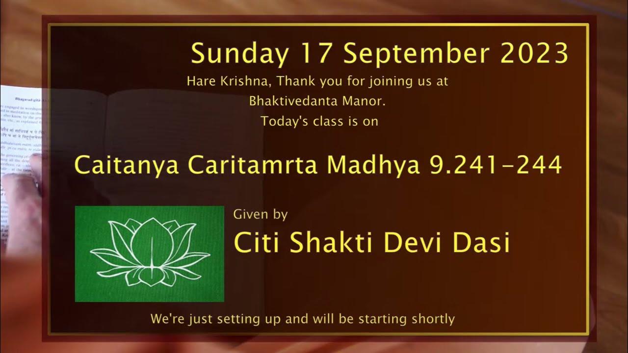 17Sep2023 CC 9.241244 Citi Shakti Devi Dasi YouTube