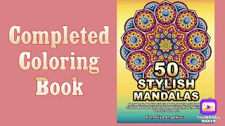 Completed Coloring Book: 50 Stylish Mandalas by Kameliya Angelkova